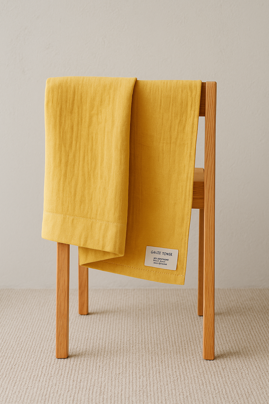 100% Cotton Bath Towel | Yellow