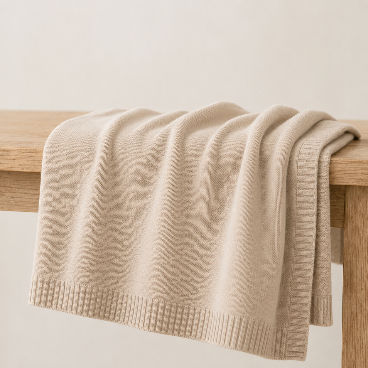 oatmeal cashmere baby blanket